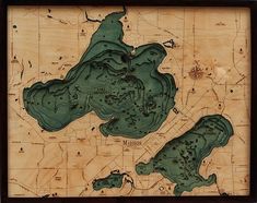 22 Best Great Lakes Images Lake Art Custom Wood Lake Mendota Monona 3 D Nautical Wood Chart 24 5 X 31