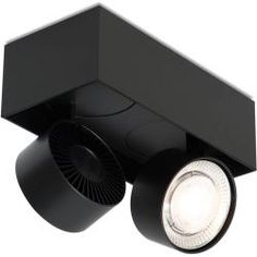 Wand Leuchte Spot Balken Decken Lampe perl-schwarz Strahler Wohn Schlaf Zimmer