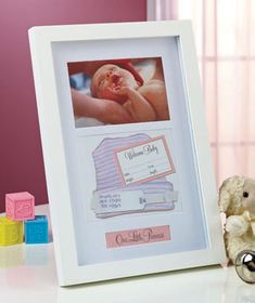 Baby Memoto Shadowbox Free S Malden Baby Memories Picture Frame New 4/" x 6/"