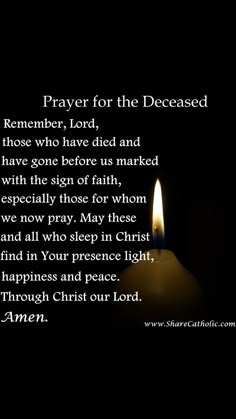 Prayer for the soul to rest in peace