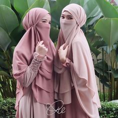 This contains an image of: Instan hijab with niqab-instan khimar-instan hijab for muslim women-niqab veil