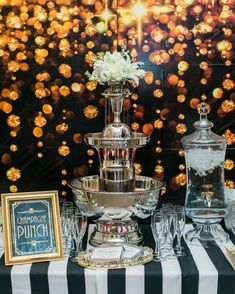 97 Best Photo Sharing Champagne Fountains Beverage Great Gatsby Wedding 25th Anniversary Punch Bubbles Champagne Fountain Drinks