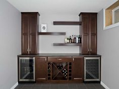 Home Office And Wet Bar Makeover Diy Decor Ideas Pinterest Decor Tips Bat Bars Pictures With Wet Bar Cabinet And Tile Backsplash Also Granite Countertops Undermount Sink Faucets For Ideas