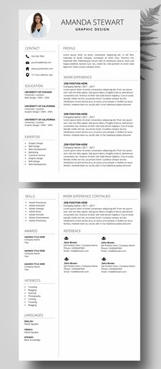 Resume Template CV Template Modern Resume Design + Cover - does microsoft word have a resume builder Resume Template CV Template Modern Resume Design + Cover - does microsoft word have a resume builder