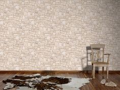 Fine Decor Fd31285 Exclusivo Ladrillo//Piedra Papel Pintado Rústico Rojo