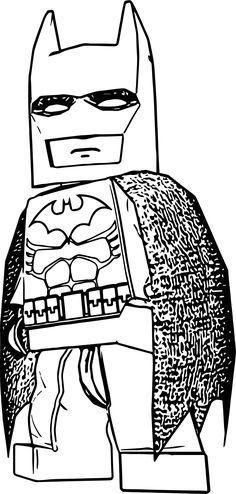 Cool Batman LBTVG Lego Coloring Page More Information