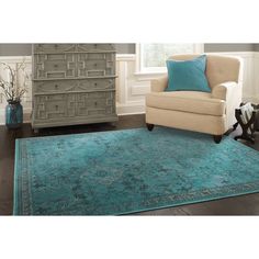67 Best Lowes Rugs Images Farmhouse Floor Allen Roth Belsburg Teal Rectangular Indoor Woven Oriental Area Rug Common 8 X Actual