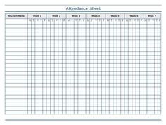 11 best attendance sheet images on pinterest moldings borders and
