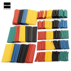 360pcs//2:1 5mm Insulation Shrinkable Heat Shrink Tube Tubing Kit (6 Color)