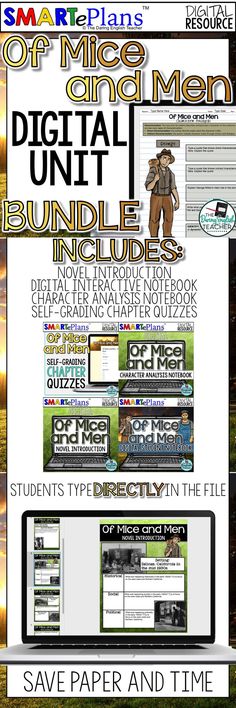 Essay Papers Paperless And Digital Of Mice And Men Teaching Unit That Includes Character And Novel Analysis Essays On Health also Thesis Essay Examples Best Teaching Of Mice And Men Images In Of Mice Men Sample Essay Papers