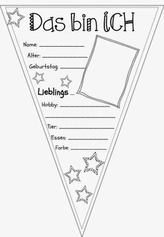 Steckbrief zum kennenlernen grundschule