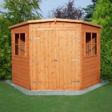 perfect for those difficult corners the 7 x 7 shire corner shed provides plenty of storage space - Corner Garden Sheds 7x7 perfect for those difficult corners the 7 x 7 shire corner shed provides plenty of storage space - Corner Garden Sheds 7x7