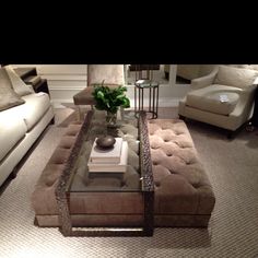 44 Best Ottoman Table Images On Pinterest Coffee With Thomas Peasant For Baker Furniture Pompeii Tail Table Ottoman I Love The Idea Of Sitting On With A Place To Set Your Drink This