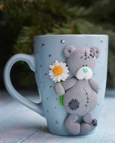 Кружечка с мишкой на заказ ❄ #sweetspoon #sweetspoon #polymerclay #worldbestideas #handmade #happybirthday #cake #ручнаяработа #рукоделие #творчество #полимернаяглина #вкусныеложечки #сладкиеложки #ложки #ложечки #праздник #дети #деньрождения #подарокдевушке #вналичии #мишкатедди #отправкаповсеироссии #подарокдевушке #игрушки #fotofon #fotofood #новыйгод #чтоподарить #Черкесск
