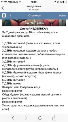 Диета Неделька Отзывы.