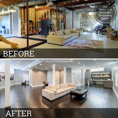 84 Best Before After Finished Basement Projects Images On Homerenovationideas Homeimprovementideas Houserenovation Houseremodeling Basement Apartment Decor Remodel Diy