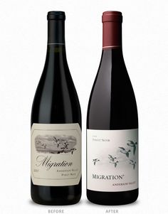 61 Best Before And After Wine Label Package Design Images On Migration Duckhorn Wine Co Cf Napa Brand Design