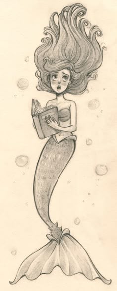 212 best little sketches images on pinterest easy drawings ariel with a book sketch the little mermaid