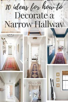 Five Ways To Update And Brighten A Dark Hallway Diy Home Decor Neat Inspiration And Ideas On How To Decorate Your Narrow Hallways This Post Rounds Up 10 Gorgeous With Great For The Lighting Flooring