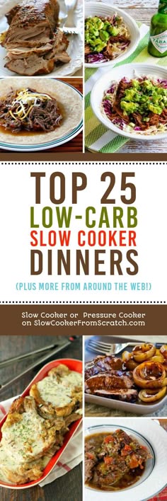 468 best recipe round ups low carb keto and paleo recipes images here are our picks for the top 25 low carb slow cooker dinners plus