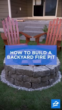 Turn up the heat in your backyard with this do-it-yourself fire pit. Backyard Diy Projects, Backyard Landscaping Designs, Outdoor Projects, Patio Design, Backyard Garden, Diy Garden, Outdoor Decor, Outdoor Fun, Small Backyard