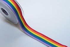 Rainbow Stripes 10mm Ruban x5 m