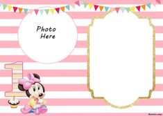 journal card baby minnie mouse 3x4 photo by pixiespritez minnie mouse invitation template