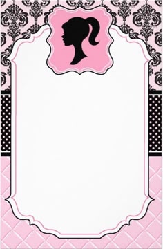 new printable barbie invitations