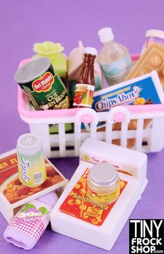 Barbie Doll 1:6 Handmade Kitchen Grocery Store Food Bag
