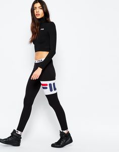 Striped Detail Leggings by Fila (€32) ❤ liked on Polyvore Striped Detail Leggings by Fila (€32) ❤ liked on Polyvore