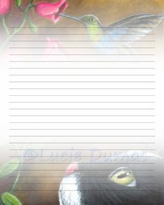 bird journal template