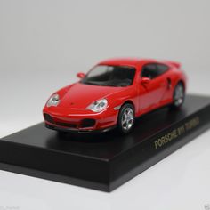 Details about / 1//64 Kyosho PORSCHE 911 TURBO 996 RED diecast car model