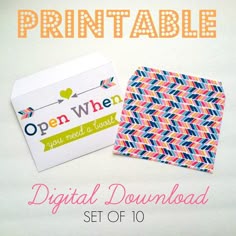 printable open when letters