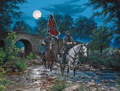 /"New Day at Appomattox/" John Paul Strain Studio Canvas Giclee Lee and Grant