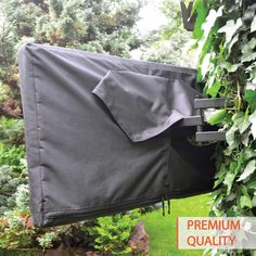 with Bottom Cover Weatherproof Waterproof Protection with Front Flap Outdoor TV Cover 60-65 inch Screen Cleaner /& Microfiber Cloth Soft Interior