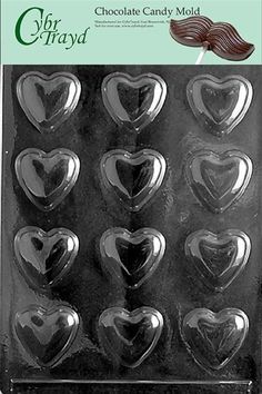 Cybrtrayd M197 The Brain Chocolate Candy Mold with Exclusive Cybrtrayd Copyrighted Chocolate Molding Instructions