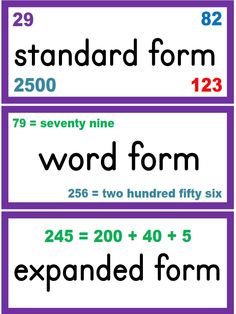 freebie fourth grade common core math vocabulary word wall cards standard form 3rd grade