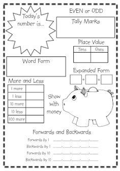 Near numbers 1 10 math worksheets