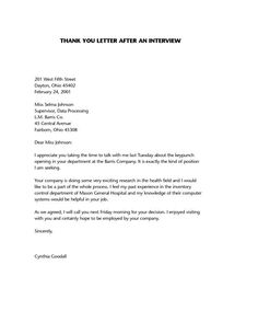 Sample Thank You Letter After Interview Unique How To Write A Thank You Letter After An The Best Letter Sle Thank . Sample Thank You Letter After Interview Brilliant How To Write A Thank You Letter After An The Best Letter Sle Thank .