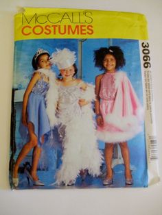 mccalls pattern 3066 flapper dress up halloween costumes 3 styles size 3 8 - Childrens Halloween Costume Patterns mccalls pattern 3066 flapper dress up halloween costumes 3 styles size 3 8 - Childrens Halloween Costume Patterns