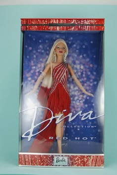 New 2003 Mattel Collector Edition Diva Collection Red Hot Barbie 56707 NRFB