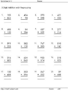 best images addition subtraction literacy activities advanced math for young learners teaching digit addition