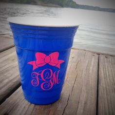 72 Best Tgcustomvinyldesigns Images On Pinterest Monogram Monogrammed Reusable Solo Cup Personalized Insulated Beach By Tgcustomvinyldesigns On Etsy Https