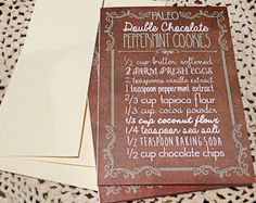 christmas cards with recipes