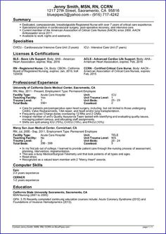 sample nursing resume rn resume