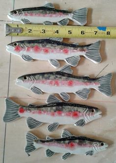 Fish Trout #1 Animal Airbrush Stencil Spray Vision Template