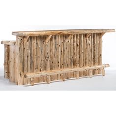 Cedar Lake Log Bar In Clear Finish Cedar Lake Log Bar In Clear Finish