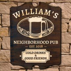 Good Friends Gathered Custom Bar Sign Signature Series Home Bar Signsgarden Good Friends Gathered Custom Bar Sign Signature Series Home Bar Signsgarden
