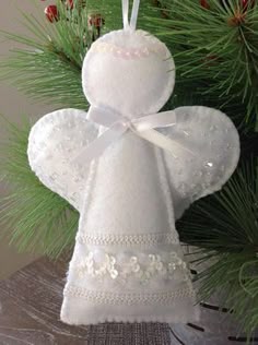 angel ornament white angel decorative angel hanging angel felt christmas decorations diy christmas - Christmas Angel Decorations angel ornament white angel decorative angel hanging angel felt christmas decorations diy christmas - Christmas Angel Decorations