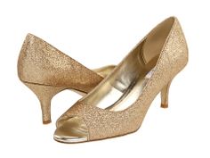 rsvp Brittan Gold - Zappos.com Free Shipping BOTH Ways Wedding Shoe, Wedding Dress Accessories, Bridesmaid Shoes, Bling Wedding, Gold Peep Toe Heels, Bridesmaid